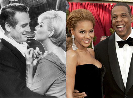 Pau Newman, Joanne Woodward, Beyonce Knowles, Jay-Z Pau Newman, Joanne Woodward, Beyonce Knowles, Jay-Z